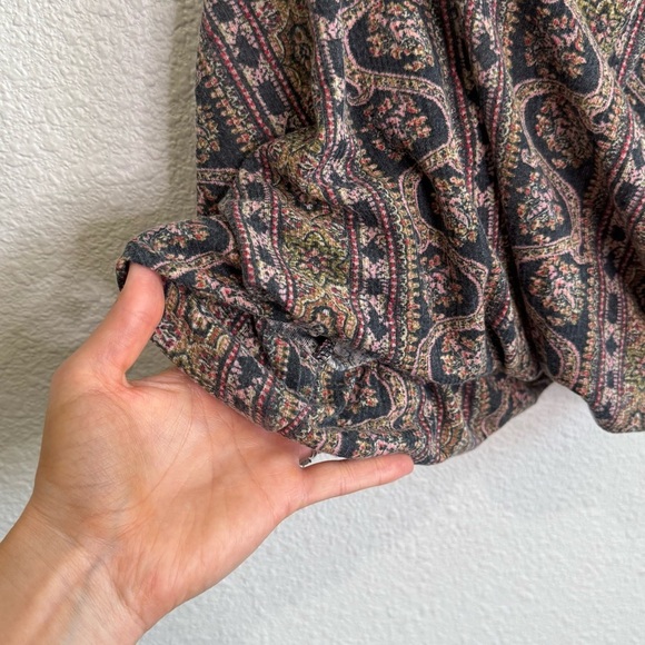 Free People We the Free XS Your Twisted Tank Aztec Boho Casual Beach - Picture 8 of 10